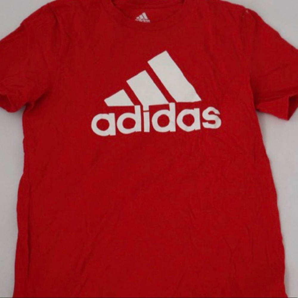 RED ADIDAS TEE